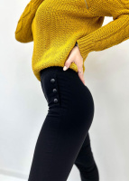 Демісезонні легінси лосини «Daily» джинс-коттон на флісі оптом | Батал | Розпродаж моделі