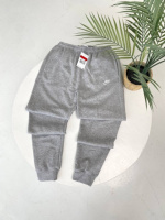 Спортивні штани Nike чоловічі сірі з вишитим лого