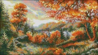 Схема для вышивки Осенняя сказка