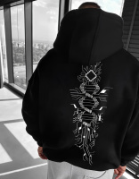 Худі з дтф оверсайз накатка принт оверсайз весна одяг чоловічий