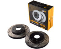 Диск тормозной передний Chevrolet Lacetti, Daewoo Nubira (вент.)  перфорация Graphite Line, компл. 2шт.