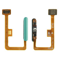 Шлейф для Xiaomi Mi11 Lite с кнопкой вкл./выкл., и зелёным сканером отпечатка пальца