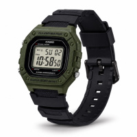 Чоловічий годинник Casio W-218H-3A — Спортивна модель з підсвічуванням та захистом 5 ATM