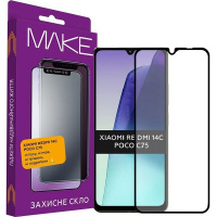 Захисне скло BLADE ANTISTATIC Series Full Glue для Xiaomi Redmi 14C 4G/A3 Pro/Poco C75 Black (Код товару:39203)