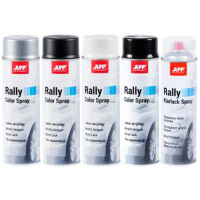 APP Краска аэрозольная Rally Color Spray, лак прозрачный 600ml