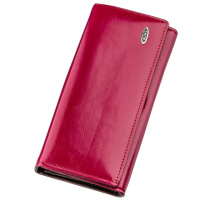 Гаманець жіночий з екокожі гладкий719078 Малиновий