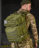 Тактичний штурмовий рюкзак oliva U.S.A 45 LUX