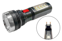 Фонарь ручной Wimpex 160мм x 1LED x 8SMD x 220В (174-WX227)