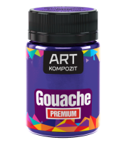 Гуаш художня PREMIUM «ART Kompozit», 60 мл, Ультрамарин синій