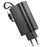 Портативний ЗП Power Bank Hoco J148 Handy PD20W with cable 5000 mAh