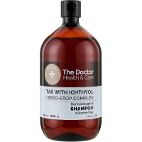 Шампунь The Doctor Health & Care Tar With Ichthyol + Sebo-Stop Complex Дегтярный с ихтиолом 946 мл (8588006041699)