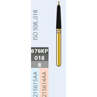 Алмазный бор Diatech скругленный конус 878KP 018 - 8 F