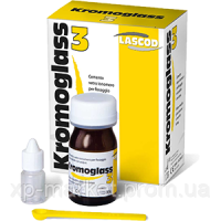 Водний склоіономірний цемент для фіксаціїКромогласс 3 (Kromoglass 3 ) Lascod