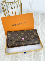 Гаманець Louis Vuitton конверт великий рожевий овал LUX якість у фірмовій коробці