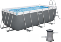 Каркасний басейн Bestway 56456 (412х201х122 см) з картриджним фільтром та драбиною