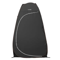 Палатка душ-туалет для кемпинга автомат 120×120×190 (см) тент для душа и туалета туристический LU-015DB Черный