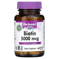 Bluebonnet Biotin 5,000 mcg 60 капсул