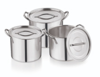 Набор посуды нержавеющий Empire 16 x 18 x 20 л (3 шт.) (7368)