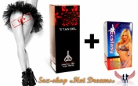 Капли для сексуального удовольствия «Ecstasy»+ ««Titan Gel» — секрет настоящих мужчин