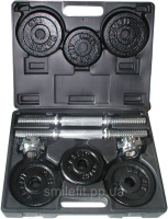 Гантелі збірні Toorx 15 кг з кейсом (VAL-15DGN)