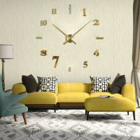 Настенные 3D часы DIY Clock 100-120см / 015В