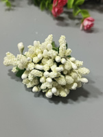 Тычинка «незабудка»/ лимонный/ цена за букет 12 веточек