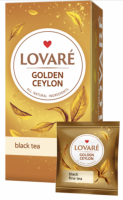 ✔️NEW! Чай Lovare в інд.конвертах «Golden Ceylon» 24шт.