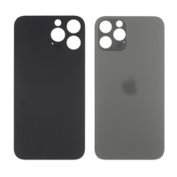 Заднее стекло корпуса для Apple iPhone 13 Pro Graphit (серое) маленький вырез под камеру