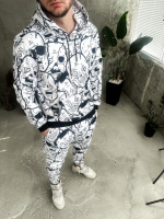 Теплий спортивний костюм худі+штани чоловічий