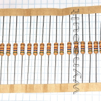 1W 560R 560 Ohm 5% (CR100SJTB-560R-Hitano) резистор вивідний