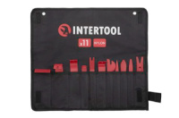 Набір знімачів облицювальних панелей Intertool нейлон (11шт) (AT-0152)