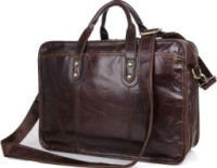 Сумка 714539 з натуральної шкіри Коричнева