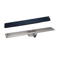 Комплект Qtap Taurus FD700 (BLA) Лінійний трап із нержавіючої сталі із сухим затвором 700 мм