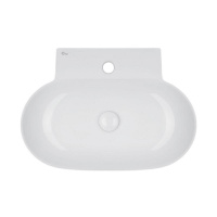 Раковина Qtap Cardinal 565х400х130 White з донним клапаном QT0411K177W