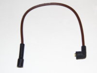 Провід мідний коричневий перерізом 0,75 мм.кв, наконечник латунний, захистний ковпачок EPDM Тип 2 довжина 110 см