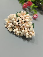 Тычинка «незабудка»/ бежевый/ цена за букет 12 веточек