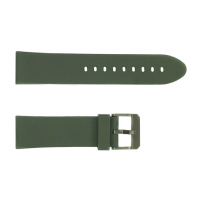 Ремінець для годинника Skmei 1469AGWT Army Green-White 24 мм силіконовий зелений