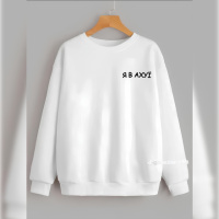 Білий чоловічий світшот оверсайз