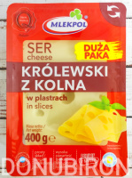 Сир MLEKPOL KROLEWSKI Z KOLNA 400г.