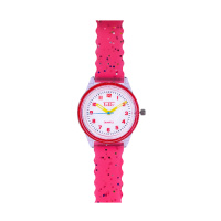Дитячий годинник Better 008 Shine Red-White з силіконовим ремінцем та кварцовим механізмом