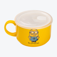 Миска для локшини керамічна 900 мл Poopaye з герметичною кришкою