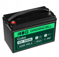Акумулятор Green Cell AGM VRLA 12V 100Ah IP54 не потребує облуговування (термін служби - 5 років)