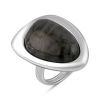 Серебряное кольцо CatalogSilver с 15.267ct, вес изделия 10,01 гр (2125815) 17.5 размер