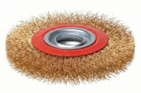 Щітка дискова Intertool 150 x 32мм рифлена латунь (BT-6151)
