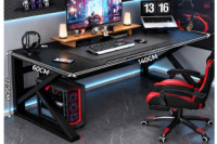 Стіл комп'ютерний (Dash S12) (Black) (140*60*72.5 см) 17916