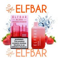 Elf Bar BC5000 Original 5% перезаряжаемый под. Клубника (Strawberry Ice)