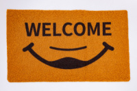 Коврик привратный WELCOME прямоугольный 70*40 см коричневый HP-47-9