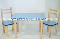 Детский столик два стульчика , 50*70 ширина стола, 40 см высота стола