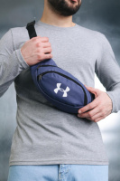 Бананка синя Under Armour белое лого