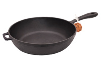 Сковорода чугунная 24 х 6см (Т202)